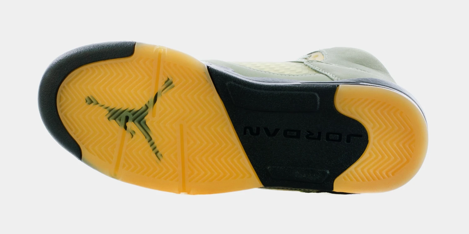 Air Jordan 5 Retro Jade Horizon Grade School Lifestyle Shoes (Jade Green) Free Shipping - Image 3