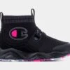 Champion Rally Pro Infant Toddler Lifestyle Shoes (Black/Pink)