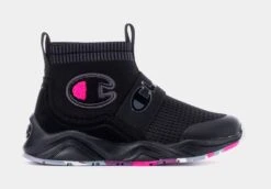 Champion Rally Pro Infant Toddler Lifestyle Shoes (Black/Pink)