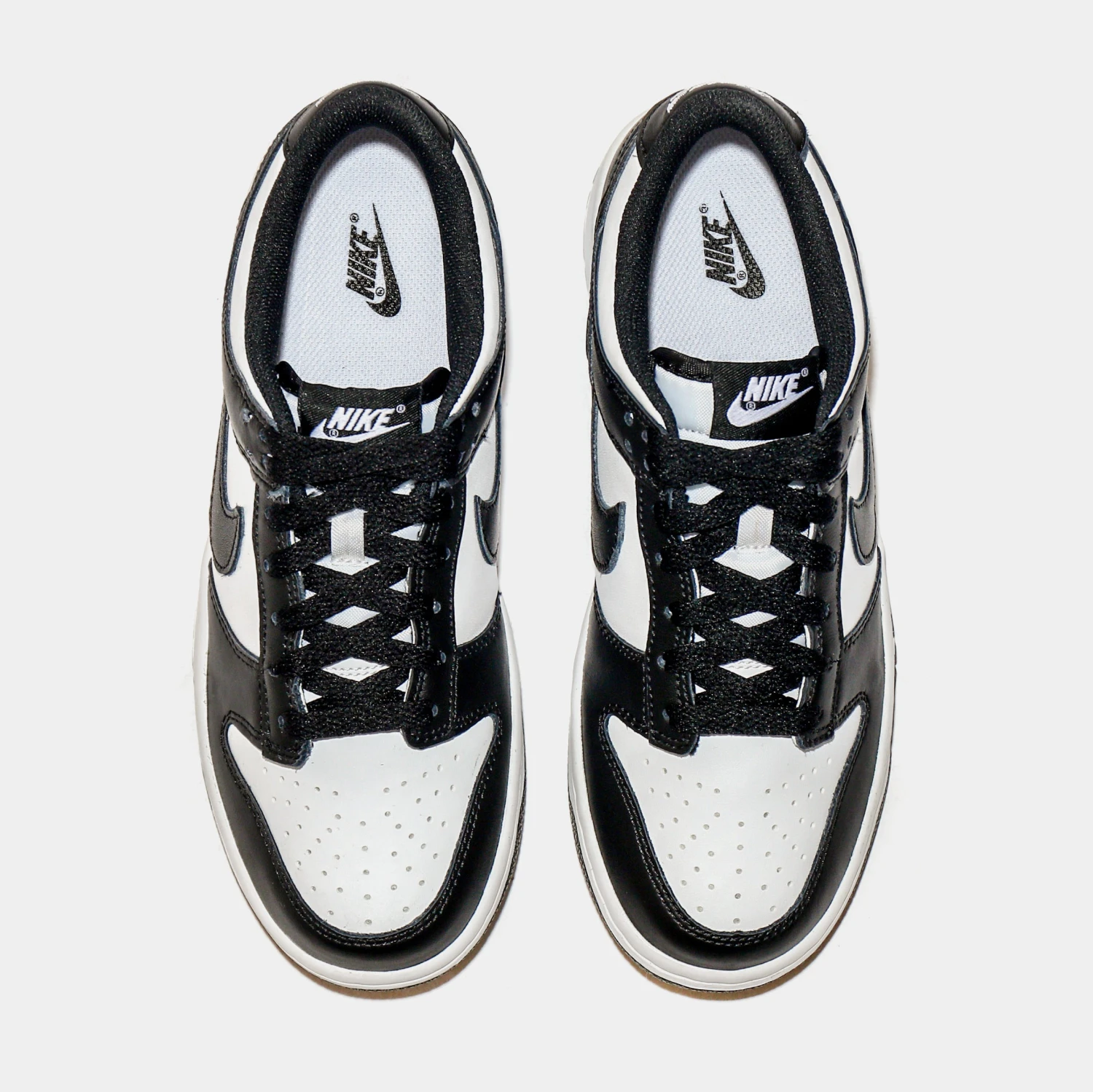 Nike Dunk Low Retro Grade School Lifestyle Shoes (White/Black) Free Shipping - Image 5