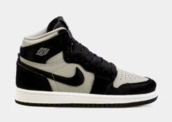 Air Jordan 1 High OG Twist 2.0 Preschool Lifestyle Shoes (Grey/Black) Free Shipping