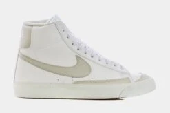 Nike Blazer Mid ’77 Grade School Lifestyle Shoes (White)