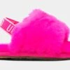 Ugg Fluff Yeah Infant Toddler Sandals (Pink)
