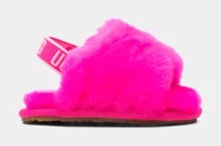 Ugg Fluff Yeah Infant Toddler Sandals (Pink)