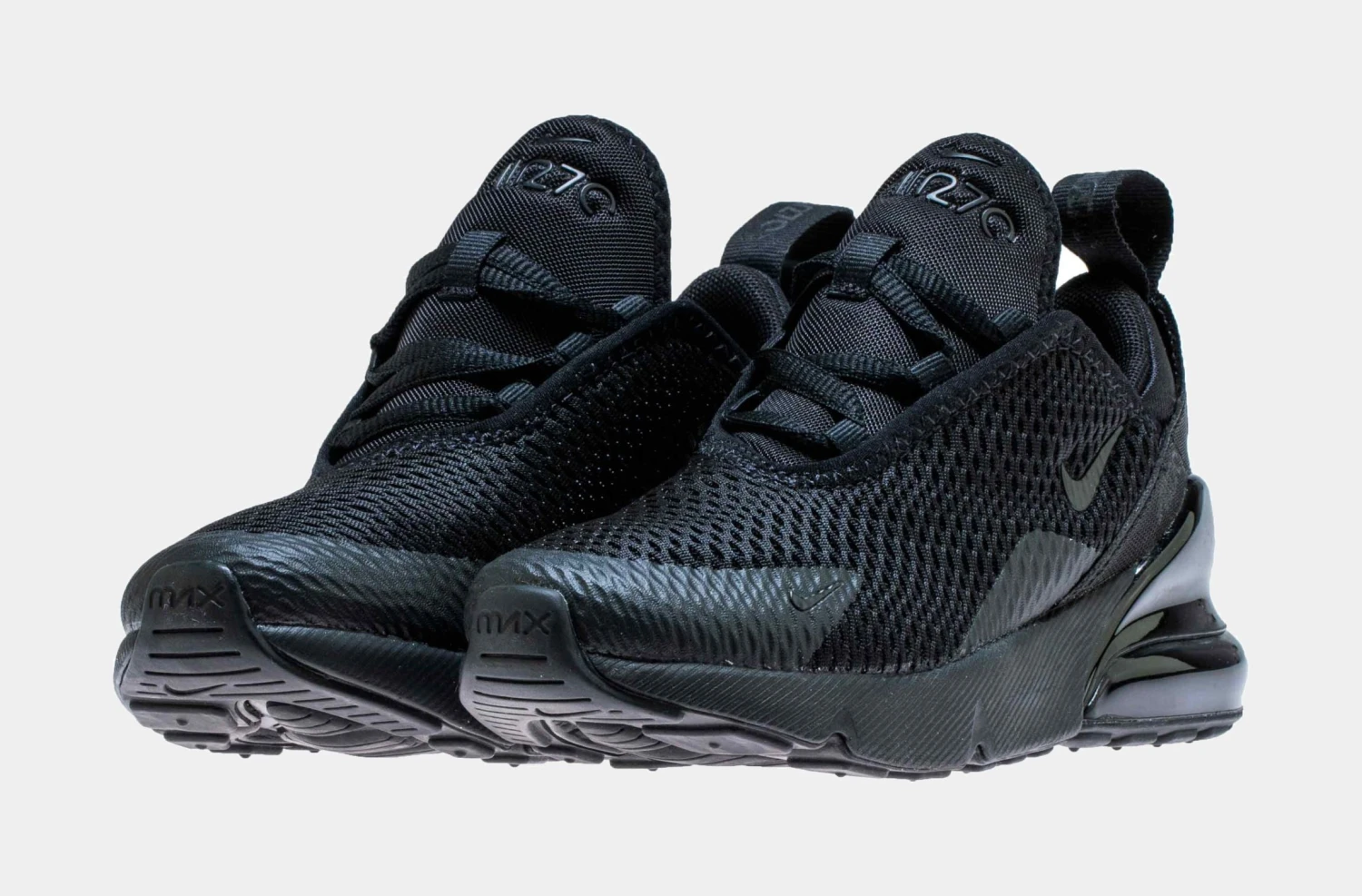 Nike Air Max 270 Preschool Running Shoe (Black/Black) - Image 4