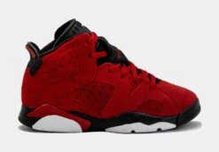 Air Jordan 6 Retro Toro Bravo Preschool Lifestyle Shoes (Red/Black)