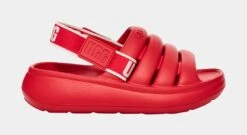 Ugg Sport Yeah Grade School Sandals (Red)