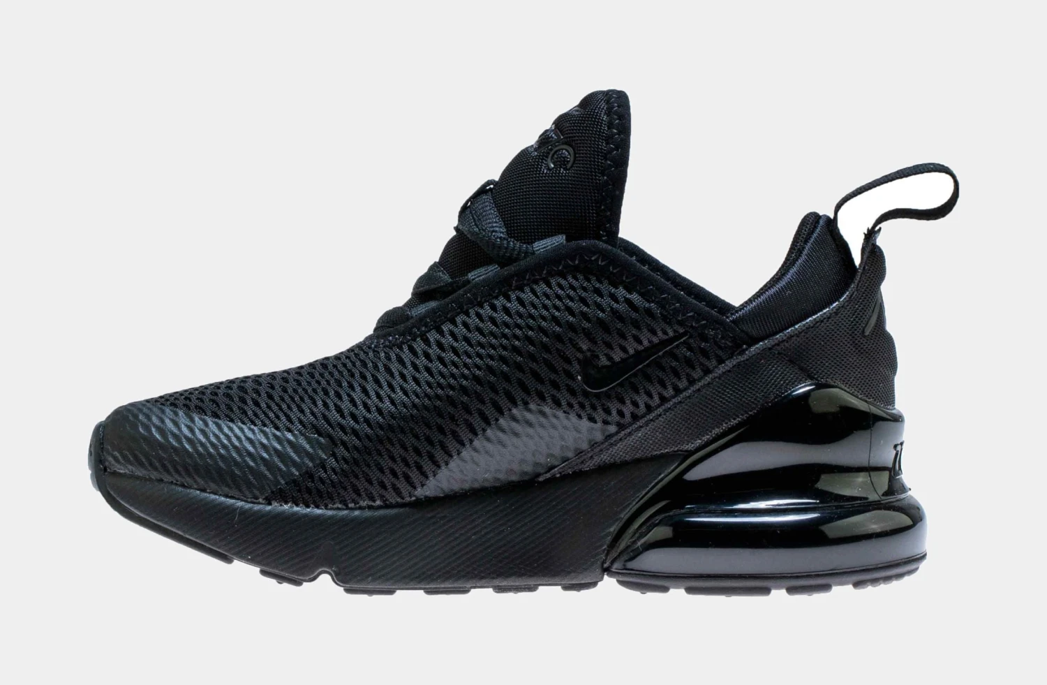 Nike Air Max 270 Preschool Running Shoe (Black/Black) - Image 2