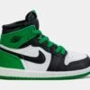 Air Jordan 1 Retro High OG Lucky Green Infant Toddler Lifestyle Shoes (Green/Black)