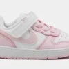 Nike Court Borough Low Recraft Infant Toddler Lifestyle Shoes (White/Pink)