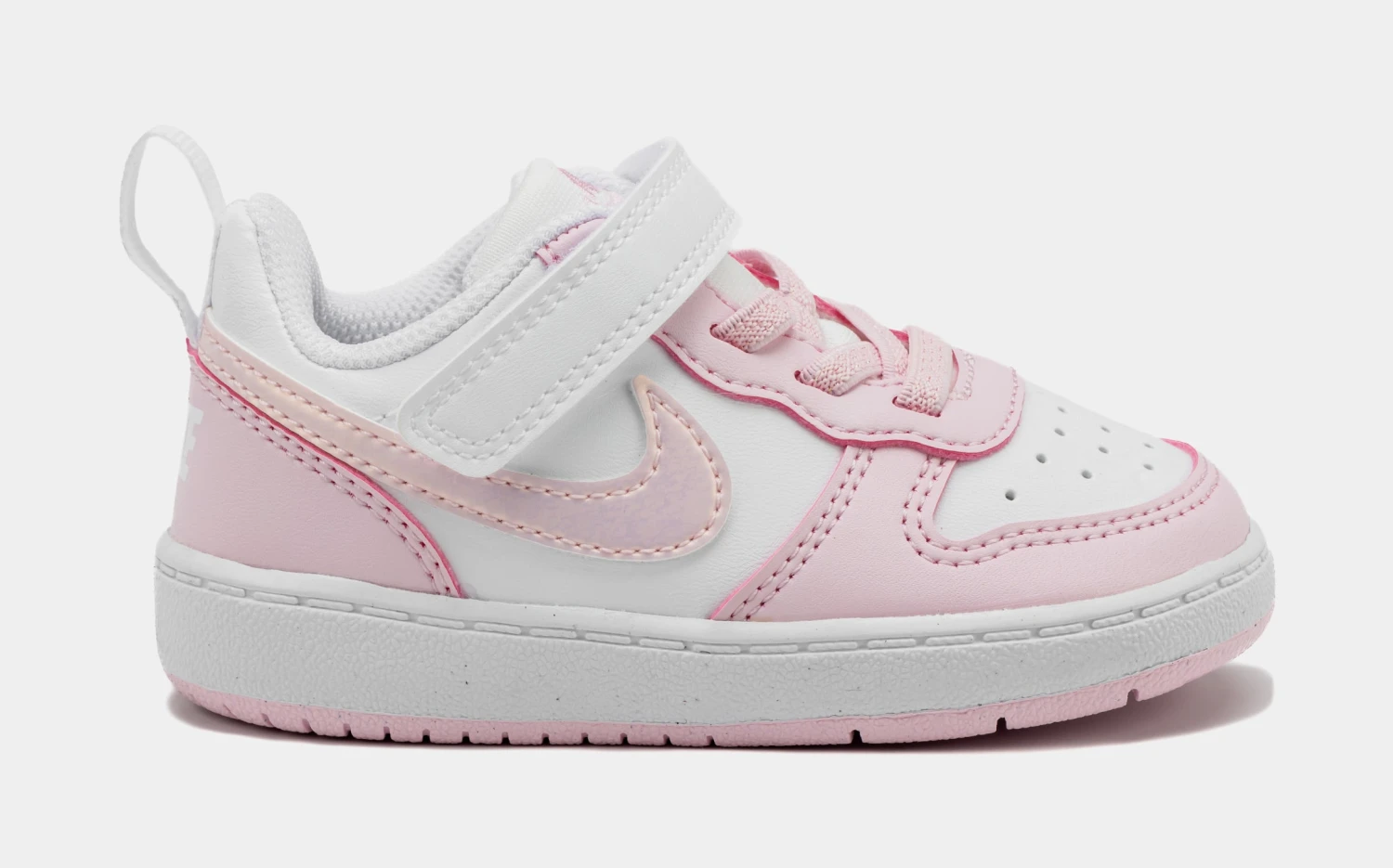 Nike Court Borough Low Recraft Infant Toddler Lifestyle Shoes (White/Pink)