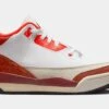 Air Jordan 3 Retro Dunk On Mars Preschool Lifestyle Shoes (Orange/White)