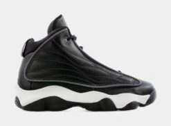 Jordan Pro Strong Grade School Basketball Shoes ( Black/White)