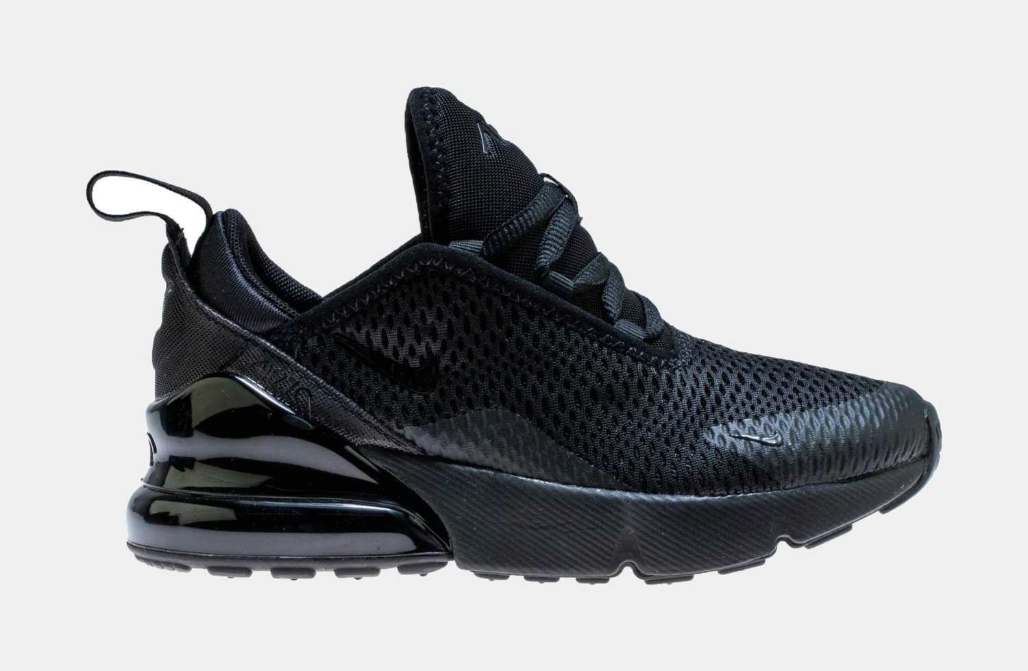 Nike Air Max 270 Preschool Running Shoe (Black/Black)