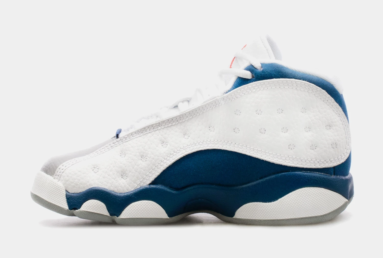 Air Jordan 13 Retro French Blue Preschool Lifestyle Shoes (White/Blue) Free Shipping - Image 2
