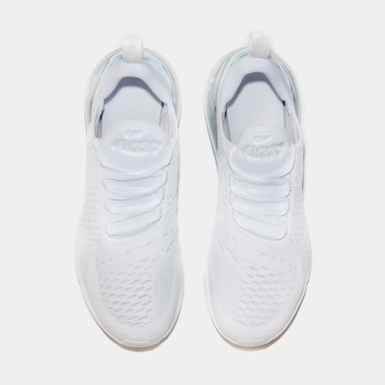 Nike Air Max 270 Grade School Lifestyle Shoes (White) - Image 5