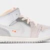 Air Jordan 1 Mid SE Craft Infant Toddler Lifestyle Shoes (Beige)
