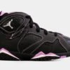 Air Jordan 7 Retro Barely Grape Infant Toddler Lifestyle Shoes (Black/Purple)