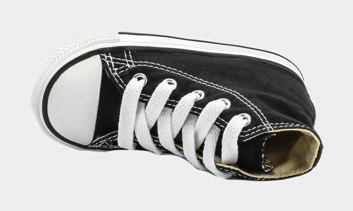 Converse Chuck Taylor All Star High Infant Toddler Lifestyle Shoes (Black/White) - Image 3