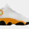 Air Jordan 13 Retro Del Sol Preschool Lifestyle Shoes (White/Yellow)