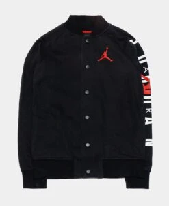 Jordan Jumpman Stadium Jacket Grade School Jacket (Black/Red)